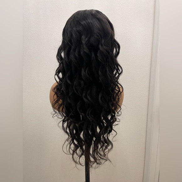 24” Transparent Lace 13x4 Full Frontal, Virgin Human Hair Wig - Picture 3 of 9